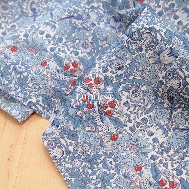 Liberty Of London (Cotton Tana Lawn Fabric) - The Strawberry Thief Cotton