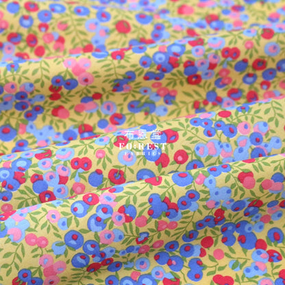 Liberty Of London (Organic Fabric) - Wiltshire Yellow Organic Cotton Tana Lawn