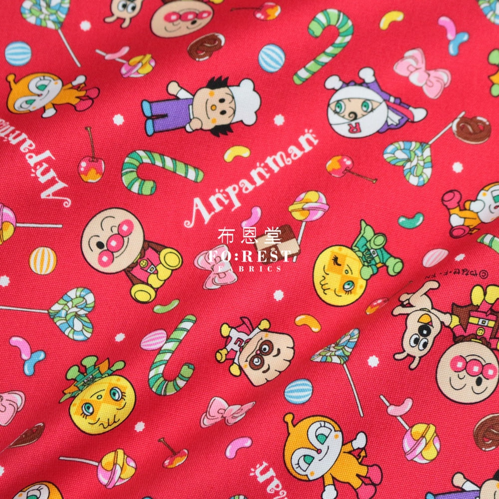 Oxford - Anpanman Fabric Red (Member)