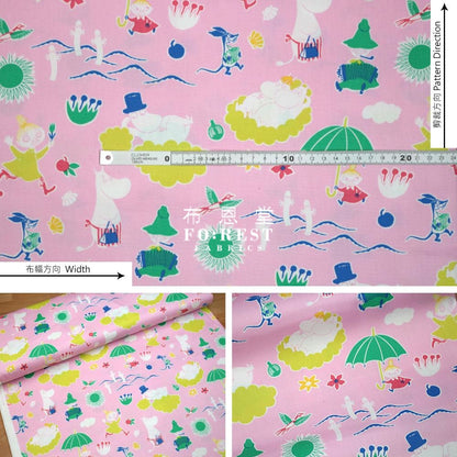 Oxford - Moomin Flower Fabric (Member) Oxford